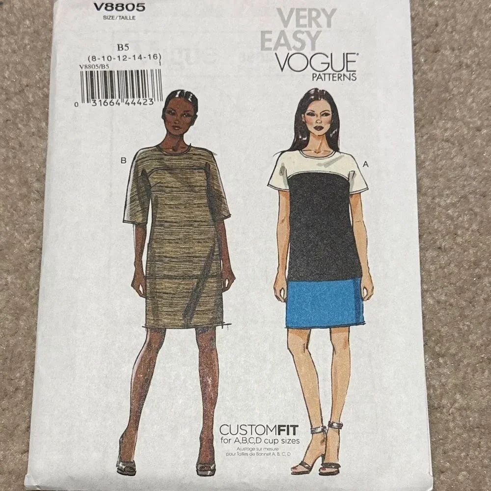 Vogue women's dress sewing pattern